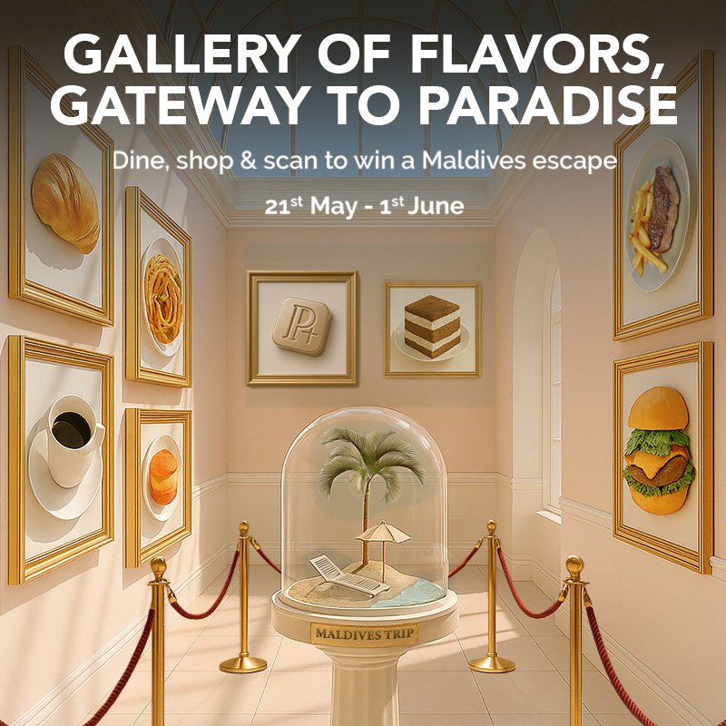 Dine, Shop & Scan to win a Maldives Escape!